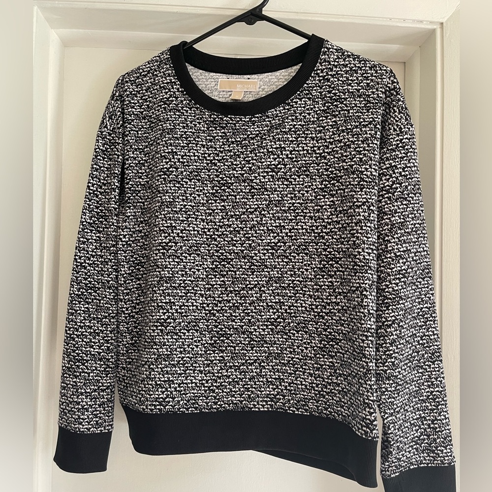 Michael Kors black and white sweatshirt